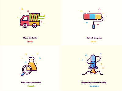 Some creative icons clean cycle dribbble flat icon iconset illustration pencil play set simple