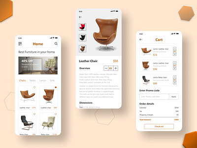 Furniture e-commerce App design furniture e commerce app ui ux