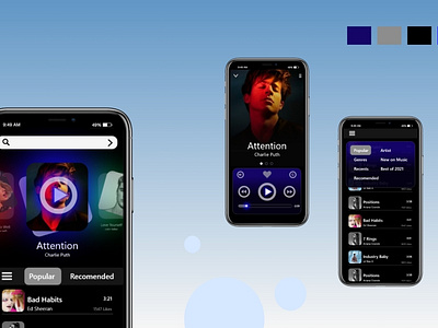 MUSIC STREAMING APP  CONCEPT