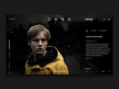 Netflix Dark Concept dailyinspiration dailyui dark figma landingpage netflix ui uitrends uiux ux uxui web