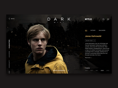 Netflix Dark Concept dailyinspiration dailyui dark figma landingpage netflix ui uitrends uiux ux uxui web