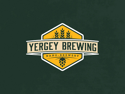 Yergey Brewing Main Logo beer brew brewery brewing hops wheat
