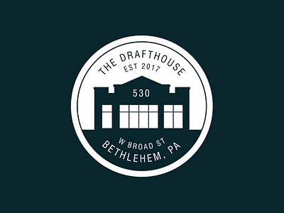 The Drafthouse Logo badge bethlehem building drafthouse