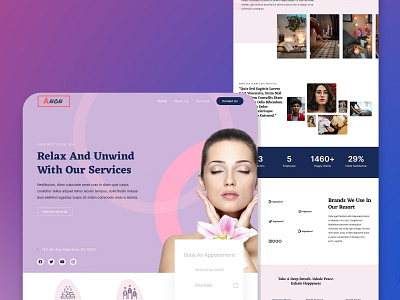 Beauty website animation beauty beauty website design illustration landing page motion graphics web design web development website builder website design website maker wordpress website wordpress website design