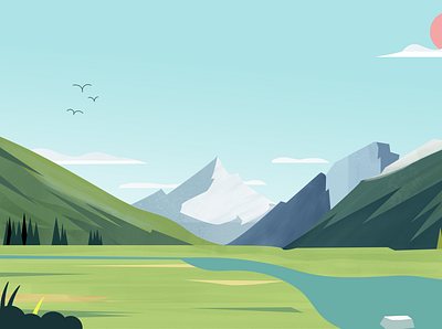 landscape illustration