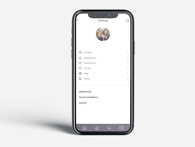 Daily ui challenge - 007 - settings app design illustration ui ux