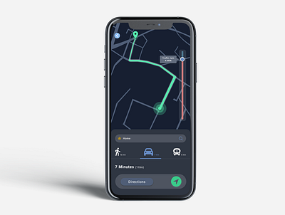 Daily UI Challenge - #020 - Location Tracker app design illustration ui ux