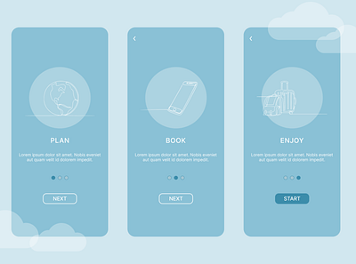 Daily UI Challenge - #023 - Onboarding app design illustration ui ux vector