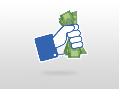 Facebook catch money catch facebook icon like money social media