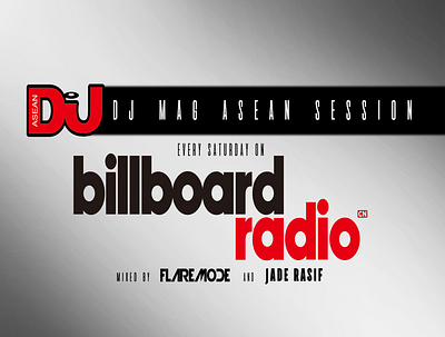 DJ MAG Asean and BILLBOARD radio design graphic design illustration layout logo vector