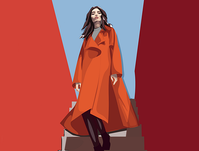 Fashion illustration branding design graphic design illustration portrait