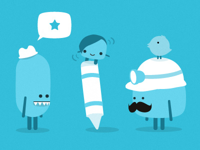Some characters for our new site cartoon character cute illustration