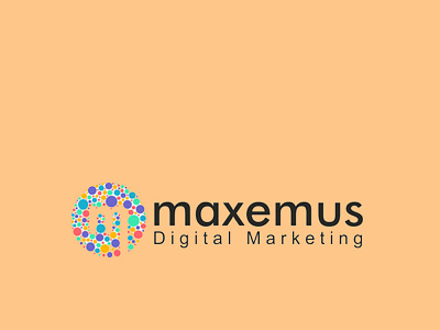 maxemus Digital Marketing Logo Design creative