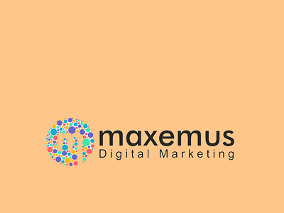 maxemus Digital Marketing Logo Design