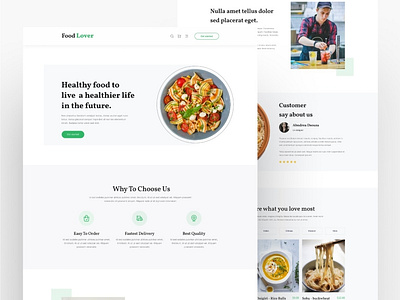 Restaurant Landing Page