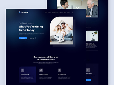 Insurance Website Landing Page