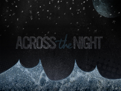 Across the Night mood generator moon night sky ocean waves