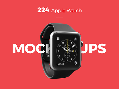 224 Apple Watch mockups 360mockups apple watch iwatch mockup smart watch