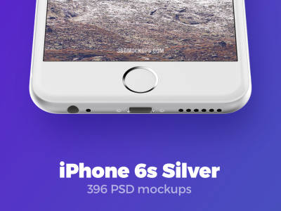 396 iPhone 6s Silver mockups