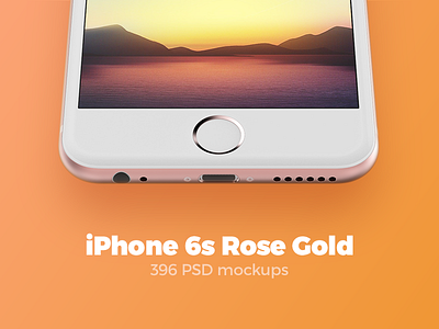 396 iPhone 6s Rose Gold mockups 360mockups app design iphone iphone 6s mock up mockup mockups presentation psd rose gold template