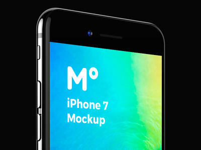 FREE iPhone 7 Jet Black mockup