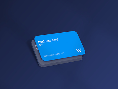 Business card mockup app branding business card mockup ui