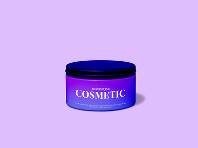 Jar cosmetic mockup