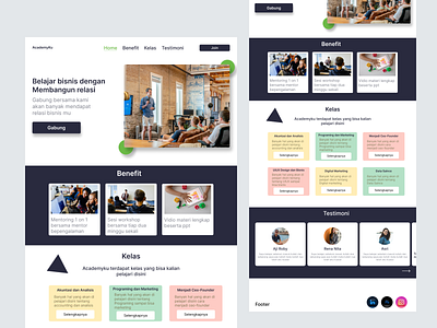 Landingpage Academyku