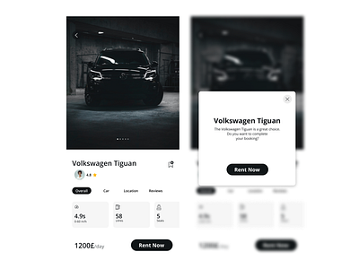 Modal for Car Rental

#dailyui
#001