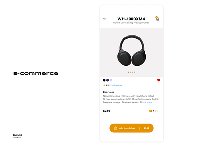 E-Commerce dailyui ui uichallenge