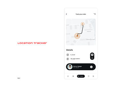 Location Tracker dailyui design ui uichallenge