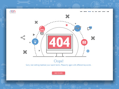 404 page not found 404 404 page design error marketing no results oops page not found web design