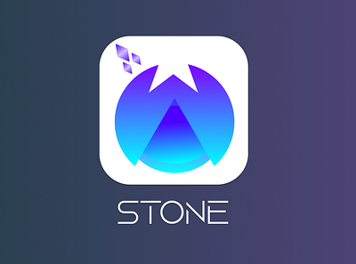 Stone app logo | daily ui 5 app app design design illustration logo ui ui design ux design