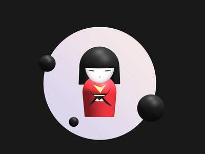 3D Geisha - My first 3D character