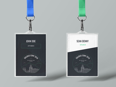 Solidus Conf 2019 • Badge badge badge design conference solidus