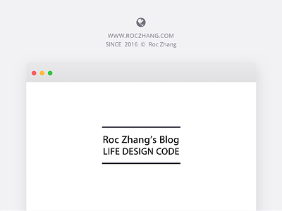 Roc Zhang's Blog Cover