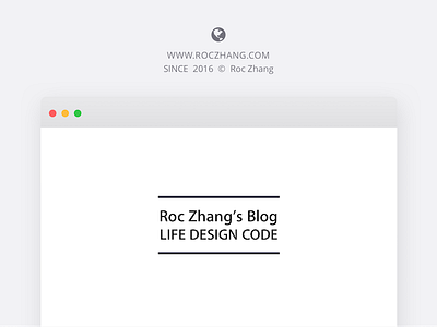 Roc Zhang's Blog Cover blog