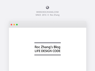 Roc Zhang's Blog Cover