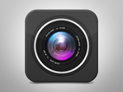 Camera lens ios icon apple icon camera clean icon ios lens