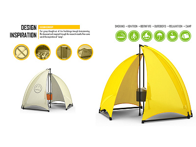 smoking camp 3d、ai、ps