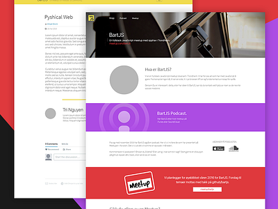 BartJS website draft bartjs blog design web