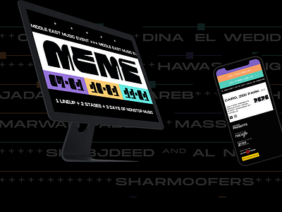 Middle East Music Event Website