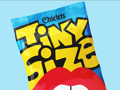 Chiclets Tiny Size Repackaging Design chiclets gum packaging