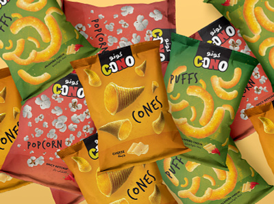 Cono Chips Revamped Packaging Design