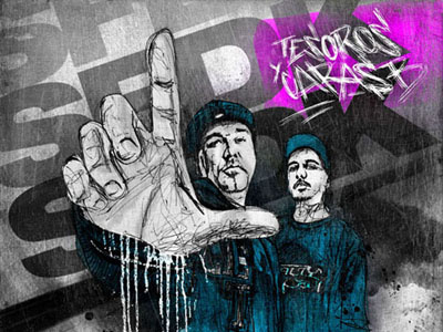 SFDK - Tesoros Y Caras cd cover hiphop rap sfdk