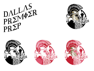 Dallas Premier Prep Logo branding design graphic design illustration logo vector