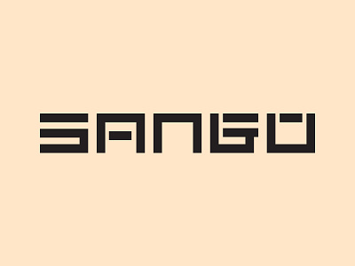Sango anima letters logo music rio sango typo