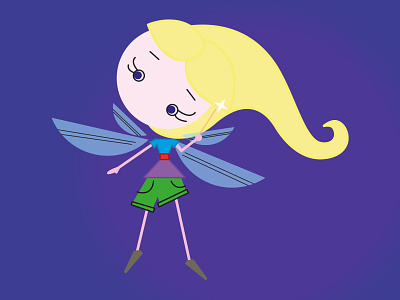 Fairy anima fairy fantasy illustrator magic vector