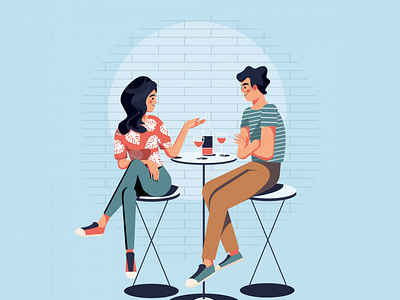 Couple Dating Illustration ai ai download cartoon cartooning couple couple illustration couple vector date date illustration dating design download free free download freebie graphicpear illustration vector vector download vector illustration