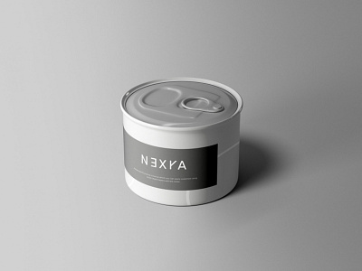 Small Tin Can Mockup